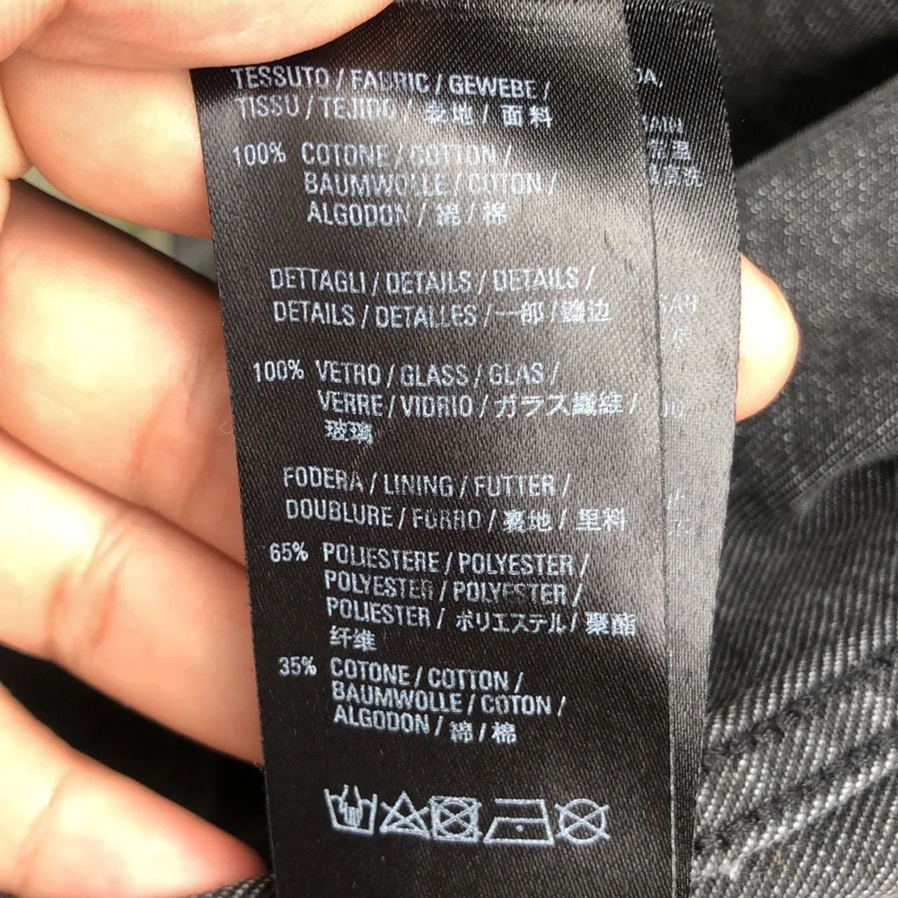 Balenciaga spray print logo denim jacket - Picture 10 of 12